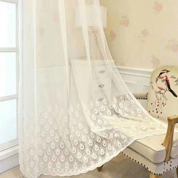 curtain & drapes white embroidered curtains tulle for living room bedroom semi-shading sheer kitchen bay window customization
curtain & drapes white embroidered curtains tulle for living room bedroom semi-shading sheer kitchen bay window customization