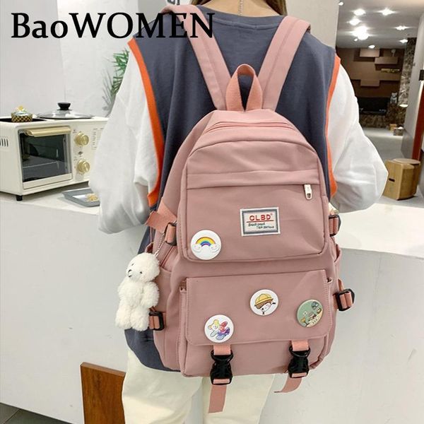 backpack baowomen oxford waterproof women college style pink schoolbag for teenage girls cute casual travel bookbag
backpack baowomen oxford waterproof women college style pink schoolbag for teenage girls cute casual travel bookbag