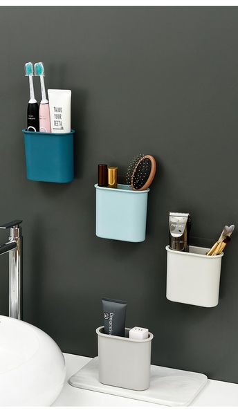 self-adhesive toothbrush toothpaste holder plastic barrel wall mounted storage organier bathroom box bath accessory set
self-adhesive toothbrush toothpaste holder plastic barrel wall mounted storage organier bathroom box bath accessory set