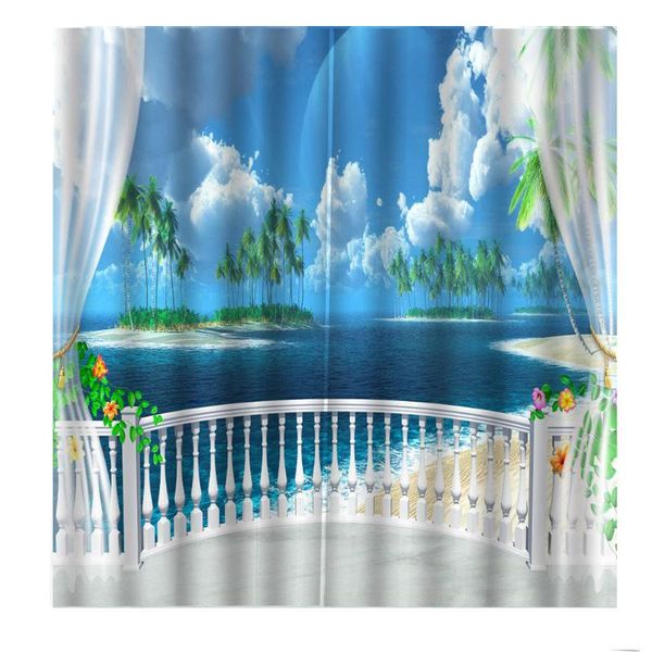 modern outside the window seaside landscape balcony nature scenery po curtain for living room bedroom blackout drapes &
modern outside the window seaside landscape balcony nature scenery po curtain for living room bedroom blackout drapes &