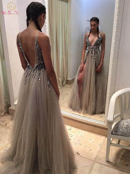 party dresses elegant champagne prom 2021 a line sleeveless v neck floor length long crystal split dress tulle formal evening gown, White;black
party dresses elegant champagne prom 2021 a line sleeveless v neck floor length long crystal split dress tulle formal evening gown, White;black