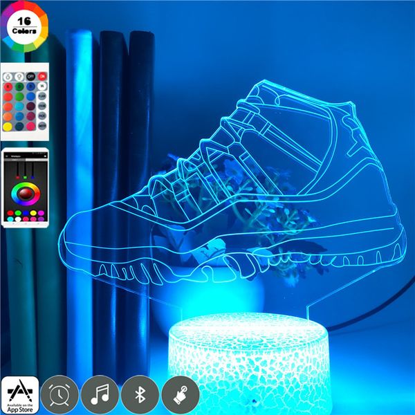 led night sensor lights bedroom 3d table lamp acrylic sneakers nightlight color change room decor kids fans friend birthday gift
led night sensor lights bedroom 3d table lamp acrylic sneakers nightlight color change room decor kids fans friend birthday gift
