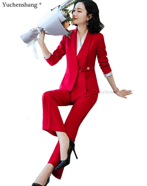 women's suits & blazers red black women pant business formal long sleeve slim blazer and trousers office ladies elegant work wear 2 pie, White;black
women's suits & blazers red black women pant business formal long sleeve slim blazer and trousers office ladies elegant work wear 2 pie, White;black