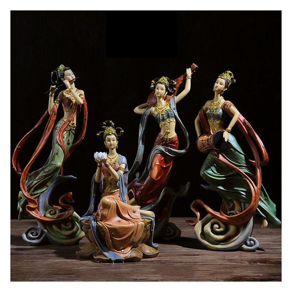 desk & table clocks creative ancient art flying goddess figurine handwork cabinet eco-friendly resin decoration chinese style home ornaments
desk & table clocks creative ancient art flying goddess figurine handwork cabinet eco-friendly resin decoration chinese style home ornaments