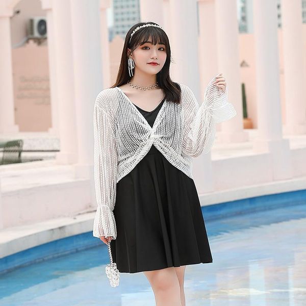 one-piece suits women's swimwear 2021 plus size tankinis one piece long sleeve swimsuit with cover ups swimming suit swimdress 9xl
one-piece suits women's swimwear 2021 plus size tankinis one piece long sleeve swimsuit with cover ups swimming suit swimdress 9xl