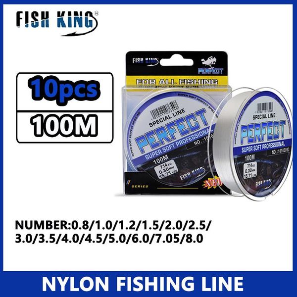 10pcs monofilament nylon fishing line 100m superior knot strength japan original sea saltwater bass pike braid
10pcs monofilament nylon fishing line 100m superior knot strength japan original sea saltwater bass pike braid