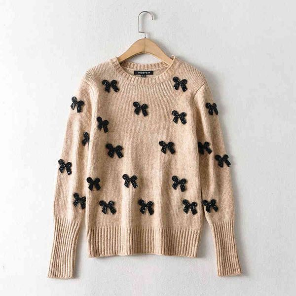 women's sweaters women autumn winter bow decoration o-neck sweater turtleneck thicken sweater girl long sleeve casual pullovers 0k, White;black
women's sweaters women autumn winter bow decoration o-neck sweater turtleneck thicken sweater girl long sleeve casual pullovers 0k, White;black