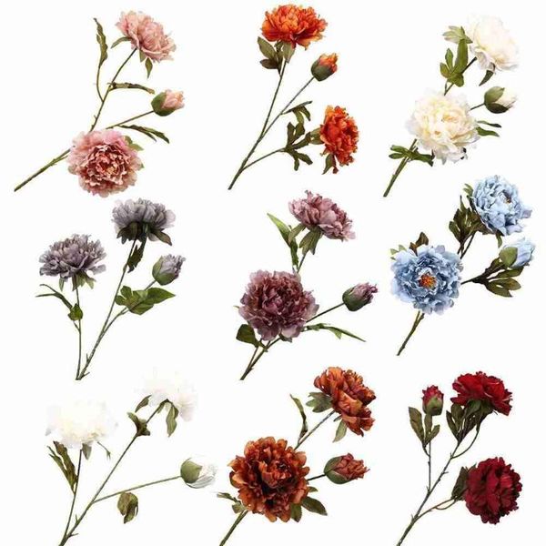 decorative flowers & wreaths 1 branch colorful peony silk artificial autumn fake flower for diy living room home garden wedding decor
decorative flowers & wreaths 1 branch colorful peony silk artificial autumn fake flower for diy living room home garden wedding decor