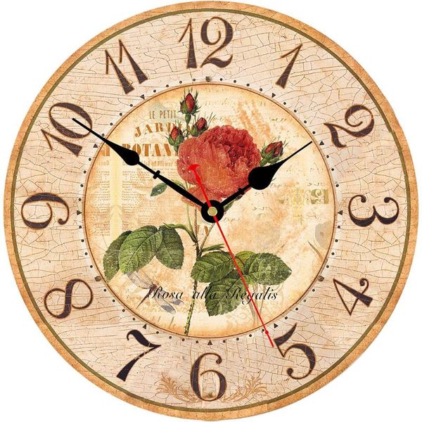 wall clocks vintage rose flower clock 12 inch silent home garden decoration wooden decorative retro wathes
wall clocks vintage rose flower clock 12 inch silent home garden decoration wooden decorative retro wathes