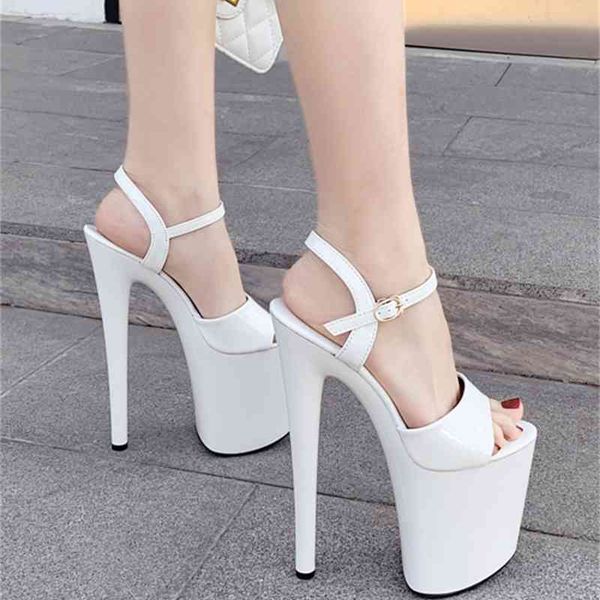 dress shoes summer stiletto sandals women fashion super high heel 20cm waterproof platform ladies model stage catwalk 4b73, Black
dress shoes summer stiletto sandals women fashion super high heel 20cm waterproof platform ladies model stage catwalk 4b73, Black