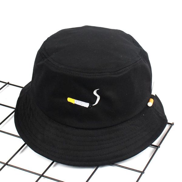 cloches 2021 cigarette embroidery bucket hat men women hip hop fishing cap panama bob summer lovers flat cotton no chill, Blue;gray
cloches 2021 cigarette embroidery bucket hat men women hip hop fishing cap panama bob summer lovers flat cotton no chill, Blue;gray