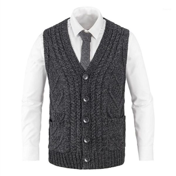 men's vests fall winter ribbed knit casual fit sweater vest mens knitted v-neck cable aran waistcoat 204, Black;white
men's vests fall winter ribbed knit casual fit sweater vest mens knitted v-neck cable aran waistcoat 204, Black;white