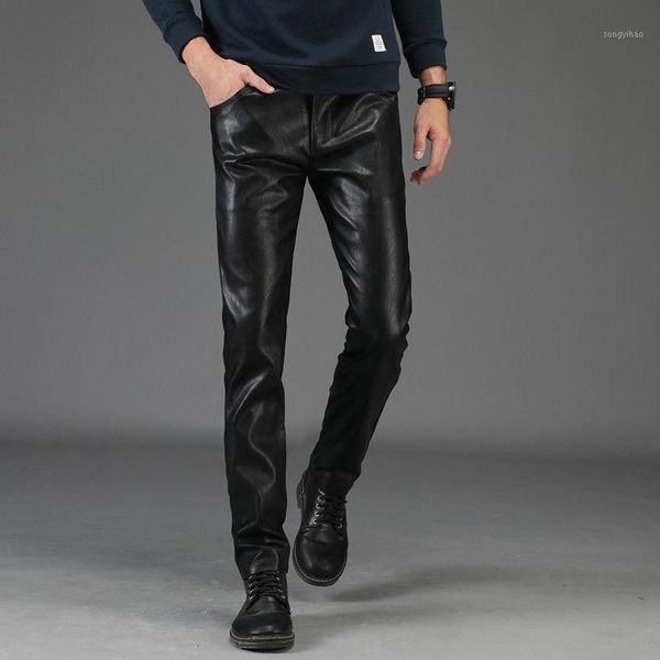 men's pants pu leather motorcycle straight high waist lightweight black tight trousers full length joggers
men's pants pu leather motorcycle straight high waist lightweight black tight trousers full length joggers