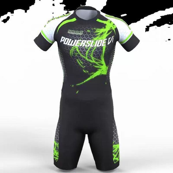 racing sets powerslide team speed skating triathlon suit men's tights ropa ciclismo swimming dress, Black;blue
racing sets powerslide team speed skating triathlon suit men's tights ropa ciclismo swimming dress, Black;blue