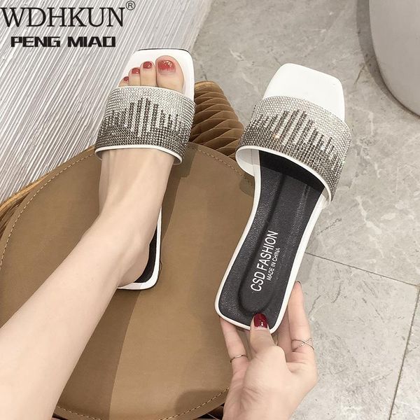 green slippers women outdoor 2021 fashion rhinestone sandals ins trendy shoes, Black
green slippers women outdoor 2021 fashion rhinestone sandals ins trendy shoes, Black