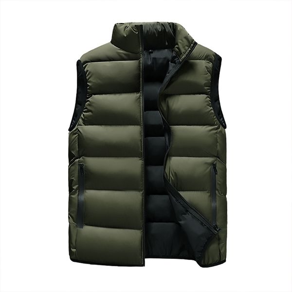 men sleeveless winter vest jackets fashion waistcoat thick warm cotton-padded coats brand clothing veste homme -6xl 211111, Black;white
men sleeveless winter vest jackets fashion waistcoat thick warm cotton-padded coats brand clothing veste homme -6xl 211111, Black;white