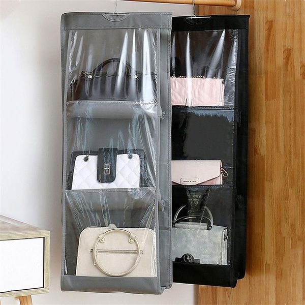 Storage Boxes & Bins 6 Pocket Hanging Organizers Folding Handbag Transparent Wardrobe Closet Bedroom Supplies Space Saver Holder Sundry Bag
Storage Boxes & Bins 6 Pocket Hanging Organizers Folding Handbag Transparent Wardrobe Closet Bedroom Supplies Space Saver Holder Sundry Bag