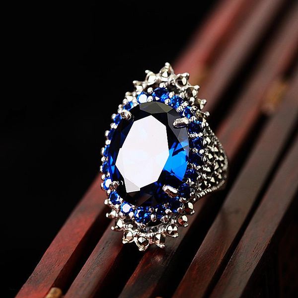 wedding rings vintage female blue red crystal ring charm silver color big for women luxury bride oval zircon engagement, Slivery;golden
wedding rings vintage female blue red crystal ring charm silver color big for women luxury bride oval zircon engagement, Slivery;golden