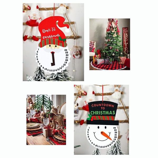 christmas decorations decorations, creative 30cm santa calendar, diy cartoon non-woven printing felt, date home decoration pendant
christmas decorations decorations, creative 30cm santa calendar, diy cartoon non-woven printing felt, date home decoration pendant