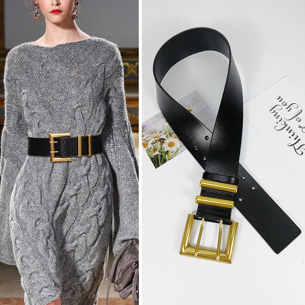 buckles belts double row hole leather women's two-layer cowhide dress waist wide autumn and winter coat accessories, Slivery;black
buckles belts double row hole leather women's two-layer cowhide dress waist wide autumn and winter coat accessories, Slivery;black