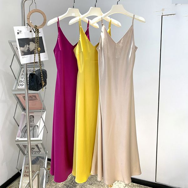 dresses statin v neck backless solid color midi long spahetti strap slip 2021 women clothing, Black;gray
dresses statin v neck backless solid color midi long spahetti strap slip 2021 women clothing, Black;gray