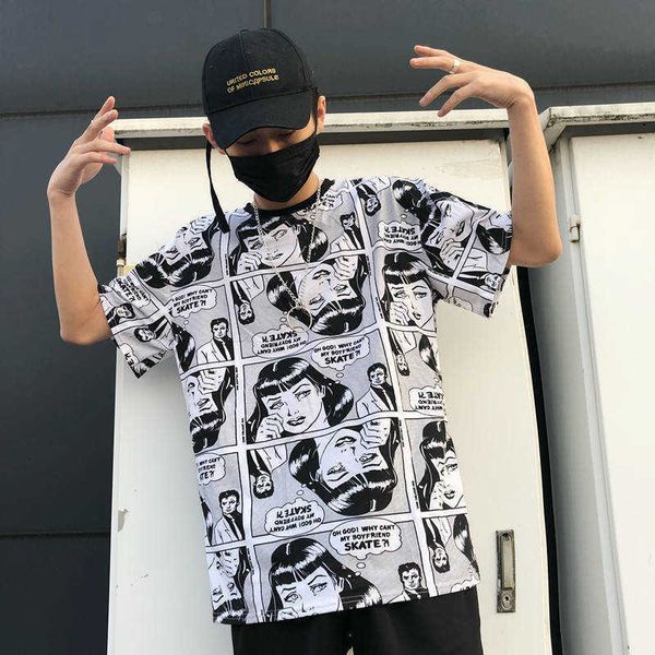 men's t-shirts t camisa camisas da forma homem dos homens das camisetas do harajuku r5n9, White;black
men's t-shirts t camisa camisas da forma homem dos homens das camisetas do harajuku r5n9, White;black