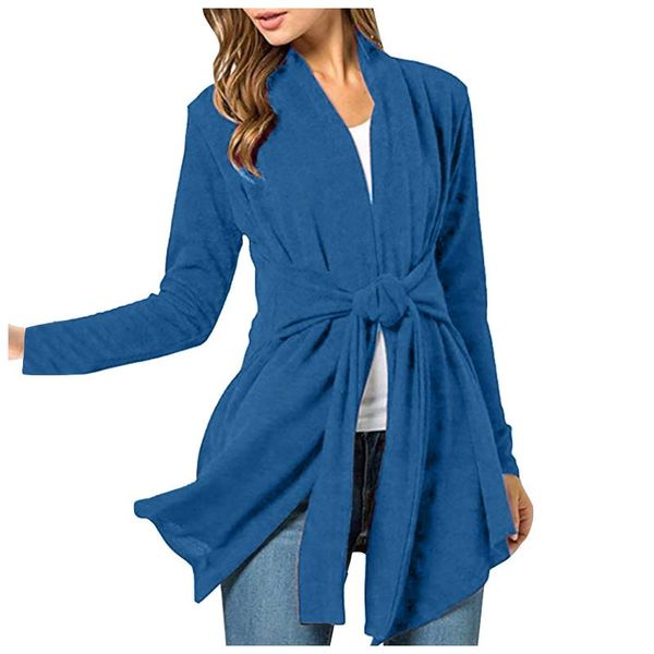 women's knits & tees fasion casual loose cardigan solid color belt long-sleeves short is not too heavy daily office wearing, White
women's knits & tees fasion casual loose cardigan solid color belt long-sleeves short is not too heavy daily office wearing, White