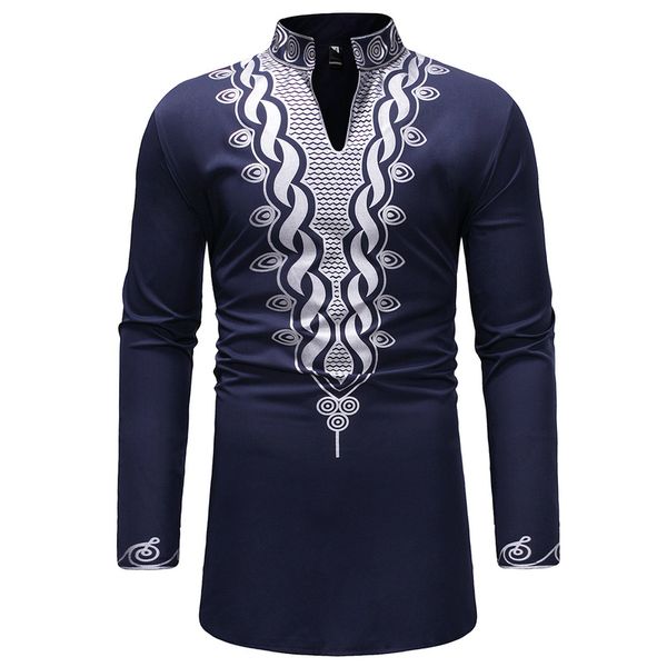 black and white two-color design tribal pattern men's african large-style long-sleeved t-shirt fashion novelty luxury comfortable light, White;black
black and white two-color design tribal pattern men's african large-style long-sleeved t-shirt fashion novelty luxury comfortable light, White;black