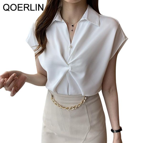 women's blouses & shirts qoerlin plain white blouse plus size s-2xl short sleeve elegant female sweet chiffon shirt 2021 summer fashion
women's blouses & shirts qoerlin plain white blouse plus size s-2xl short sleeve elegant female sweet chiffon shirt 2021 summer fashion