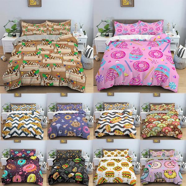 bedding sets food pattern set 2/3pcs duvet cover with pillowcase twin/king/ size quilt bedclothes home for kids adults
bedding sets food pattern set 2/3pcs duvet cover with pillowcase twin/king/ size quilt bedclothes home for kids adults