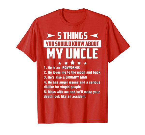 5 things you should know about my ironworker t-shirt, White;black 
5 things you should know about my ironworker t-shirt, White;black