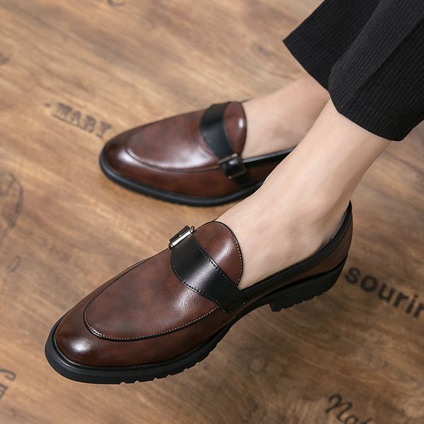 british style youth spring and autumn small leather shoes men wear large casual pointed hairstylist formal in summer 2021, Black
british style youth spring and autumn small leather shoes men wear large casual pointed hairstylist formal in summer 2021, Black