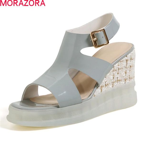 summer genuine leather sandals women fashion wedges platform party wedding shoes high heels ladies, Black
summer genuine leather sandals women fashion wedges platform party wedding shoes high heels ladies, Black