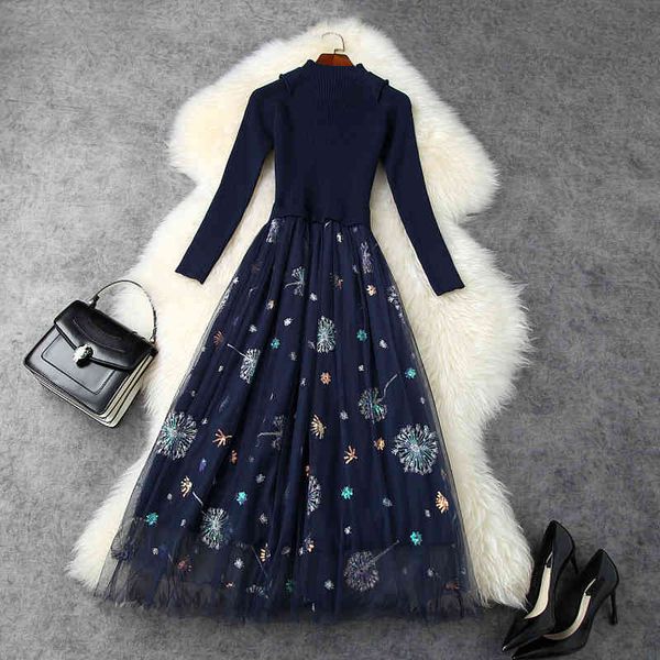 casual dresses luxury designer celebrities mesh party autumn women embroidery warm knitting winter dress vintage ladies ke7s, Black;gray
casual dresses luxury designer celebrities mesh party autumn women embroidery warm knitting winter dress vintage ladies ke7s, Black;gray