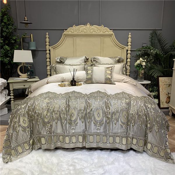bedding sets luxury champagne egyptian cotton princess wedding lace set satin silky duvet cover bed sheet or bedspread pillowcases
bedding sets luxury champagne egyptian cotton princess wedding lace set satin silky duvet cover bed sheet or bedspread pillowcases