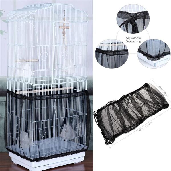 other bird supplies popetpop dust cover for pet birdcage adjustable shell skirt traps cage basket mesh cages(black)
other bird supplies popetpop dust cover for pet birdcage adjustable shell skirt traps cage basket mesh cages(black)
