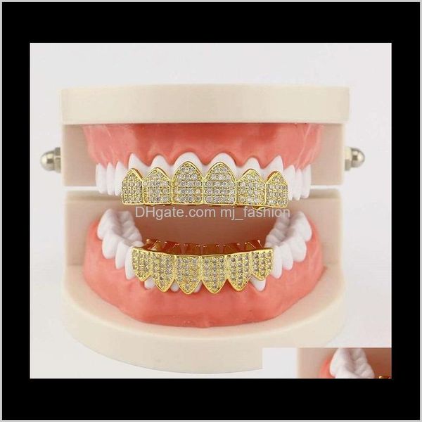 grillz, drop delivery 2021 hip hop grillz full diamonds dental grills real gold plated fashion rapper body jewelry two colors golden sier oq, Black
grillz, drop delivery 2021 hip hop grillz full diamonds dental grills real gold plated fashion rapper body jewelry two colors golden sier oq, Black