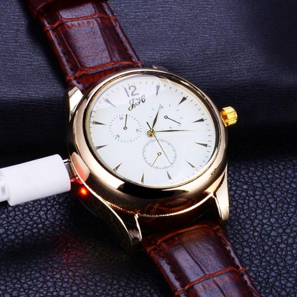 wristwatches fashion arc flameless lighter watches men usb rechangeable watch leather band quartz boss gifts, Slivery;brown
wristwatches fashion arc flameless lighter watches men usb rechangeable watch leather band quartz boss gifts, Slivery;brown