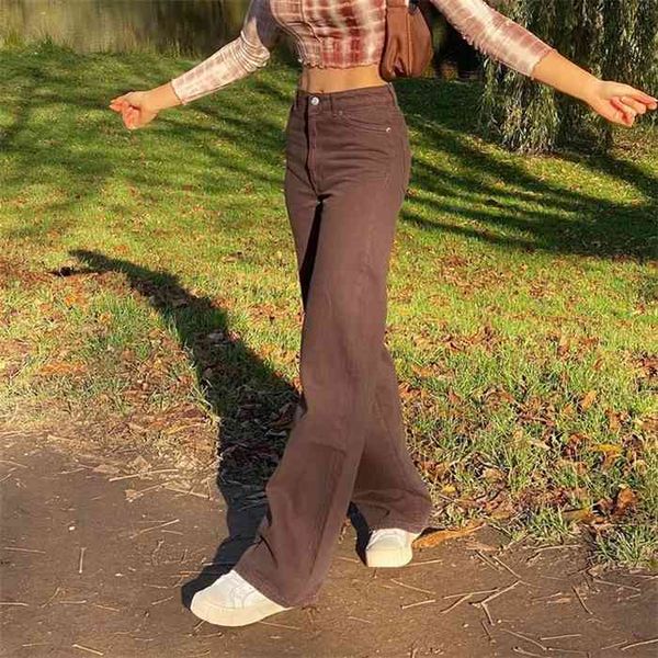 vintage brown y2k jeans for girls female fashion womens classic wide denim pants 2021new high waisted trouser harajuku capris, Blue
vintage brown y2k jeans for girls female fashion womens classic wide denim pants 2021new high waisted trouser harajuku capris, Blue