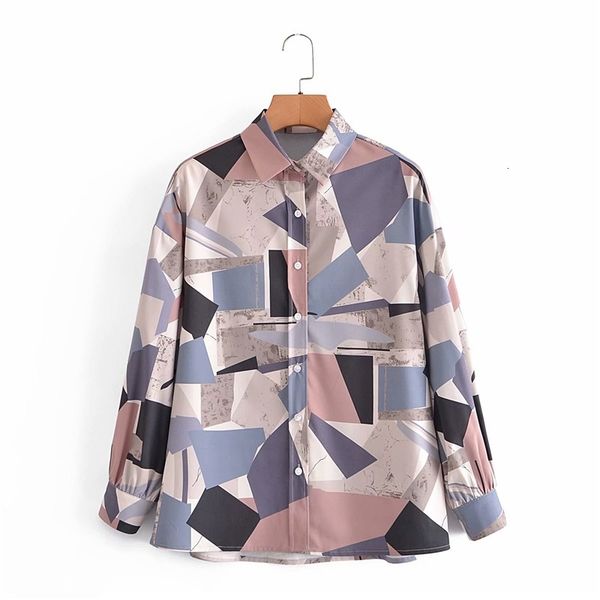 women's blouses & shirts women fashion ptachwork print colorful long oversize female casual turn-down collar sleeve loose blouse t, White
women's blouses & shirts women fashion ptachwork print colorful long oversize female casual turn-down collar sleeve loose blouse t, White