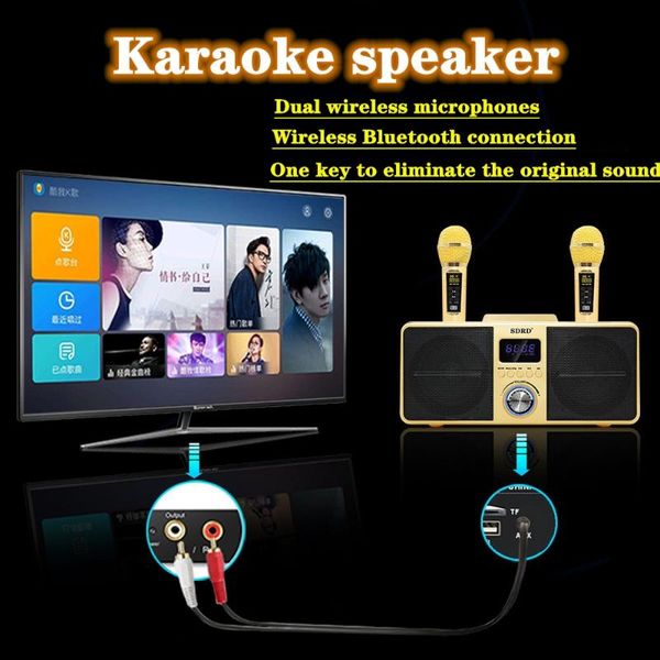 karaoke bluetooth speaker super big high power move sing speakers for the computer deskpc music center boom box 2mic portable
karaoke bluetooth speaker super big high power move sing speakers for the computer deskpc music center boom box 2mic portable