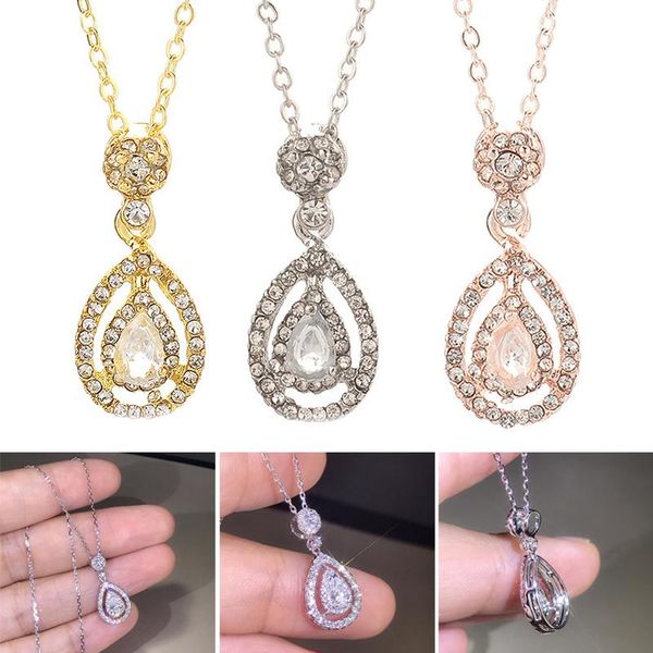 pendant necklaces women lady necklace chain drops fashion jewelry gifts decoration for wedding bmf88, Silver
pendant necklaces women lady necklace chain drops fashion jewelry gifts decoration for wedding bmf88, Silver