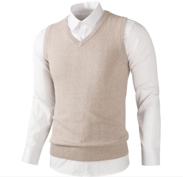 men's vests men v neck sweaters vest autumn winter mens casual cotton slim knitted pullovers fall basic jumper, Black;white
men's vests men v neck sweaters vest autumn winter mens casual cotton slim knitted pullovers fall basic jumper, Black;white