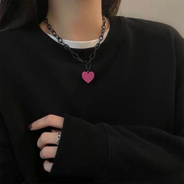 hip-hop personality design heart necklace clavicle chain love pendant necklaces sweater forwomen fashion jewelry gift, Silver
hip-hop personality design heart necklace clavicle chain love pendant necklaces sweater forwomen fashion jewelry gift, Silver