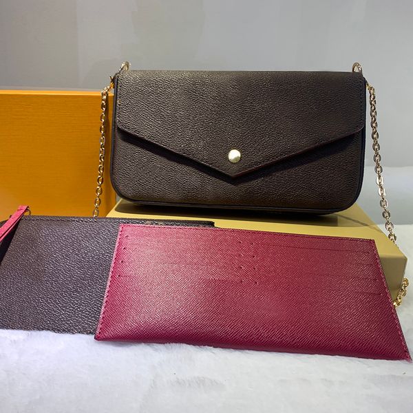 l240 handbags purses bags fashion women shoulder bag three-piece combination purse size 21*11*2 cm 61276 with box
l240 handbags purses bags fashion women shoulder bag three-piece combination purse size 21*11*2 cm 61276 with box