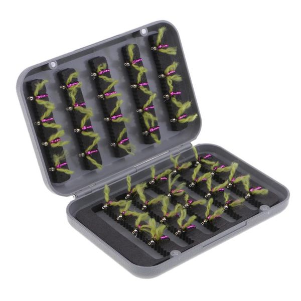 40pcs dry flies fishing kit bass salmon trout floating assortment with box for freshwater and saltwater accessories
40pcs dry flies fishing kit bass salmon trout floating assortment with box for freshwater and saltwater accessories