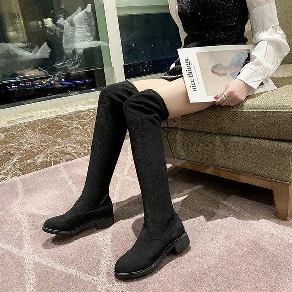 boots women's autumn thigh high heels boots-women female shoes luxury designer winter footwear round toe over-th, Black
boots women's autumn thigh high heels boots-women female shoes luxury designer winter footwear round toe over-th, Black