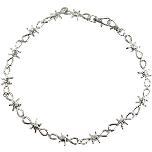 pendant necklaces rock punk metal thorns iron chain necklace silver color razor blade for men male party jewelry gifts
pendant necklaces rock punk metal thorns iron chain necklace silver color razor blade for men male party jewelry gifts
