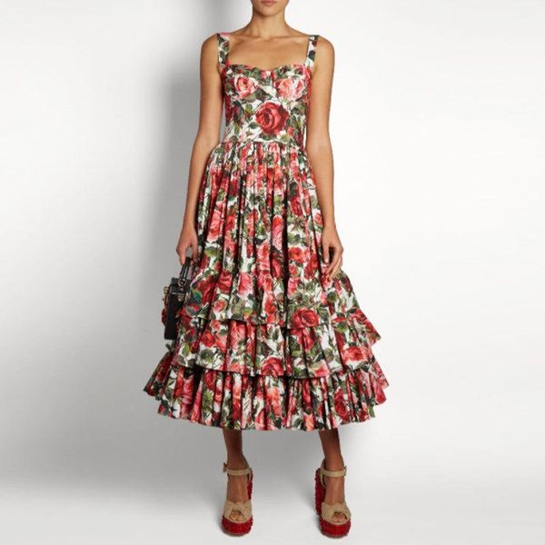 casual dresses runway summer dress women magazine designer floral ruffles luxury party dinner woman a line vestido elbise long sundress, Black;gray
casual dresses runway summer dress women magazine designer floral ruffles luxury party dinner woman a line vestido elbise long sundress, Black;gray
