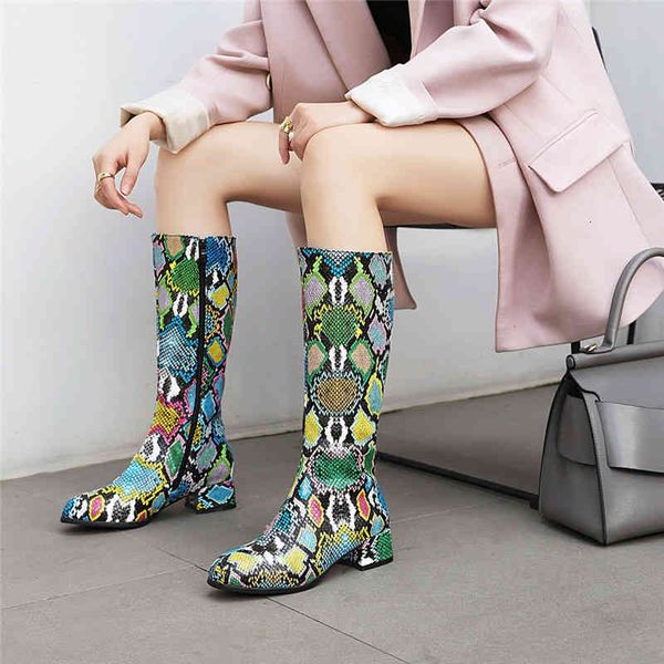 boots ymechic spring winter chunky heels knee women colorful snake print long knight riding high female shoes 43 35hw, Black
boots ymechic spring winter chunky heels knee women colorful snake print long knight riding high female shoes 43 35hw, Black